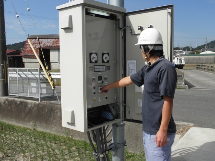 ポンプ場・マンホールポンプ場管理作業