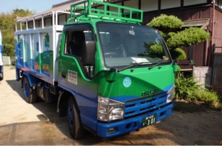 粗大ゴミの収集車両