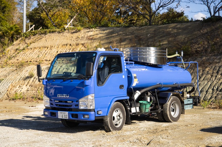 保守点検の社用車